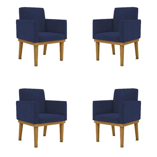 Imagem de Kit 04 Poltronas Decorativa Reforçada Oferta - Balaqui Decor