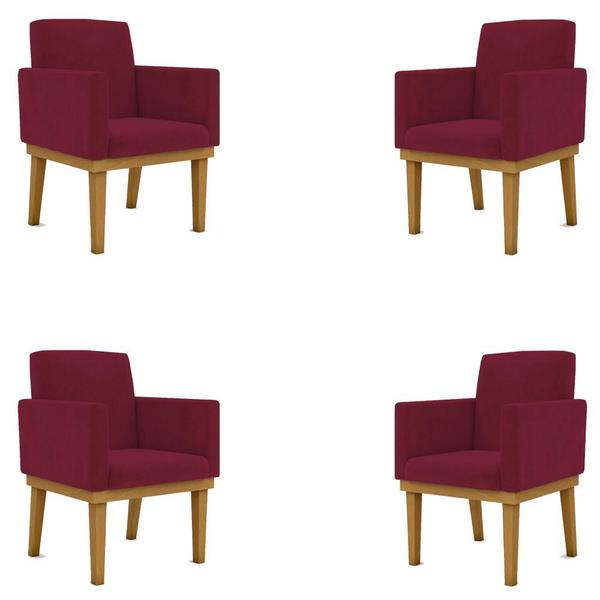 Imagem de Kit 04 Poltronas Decorativa Reforçada Oferta - Balaqui Decor