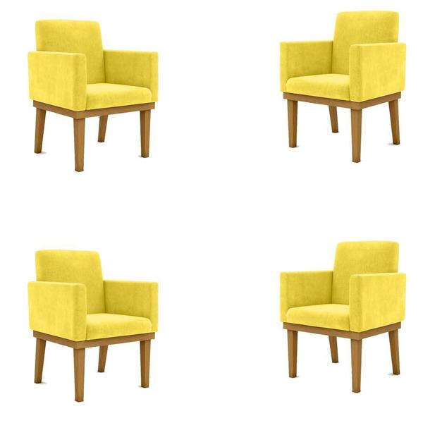 Imagem de Kit 04 Poltronas Decorativa Reforçada Oferta - Balaqui Decor