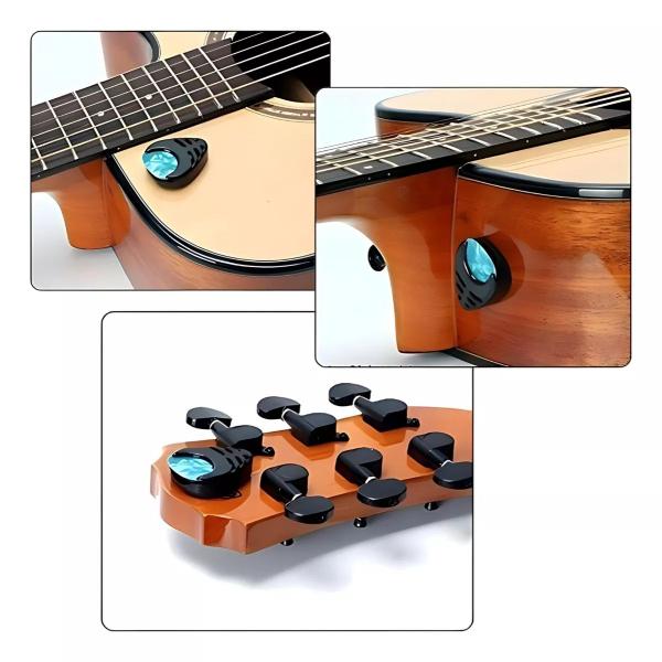 Imagem de Kit 04 Porta Palheta Strinberg 0,71mm Violão Guitarra Baixo