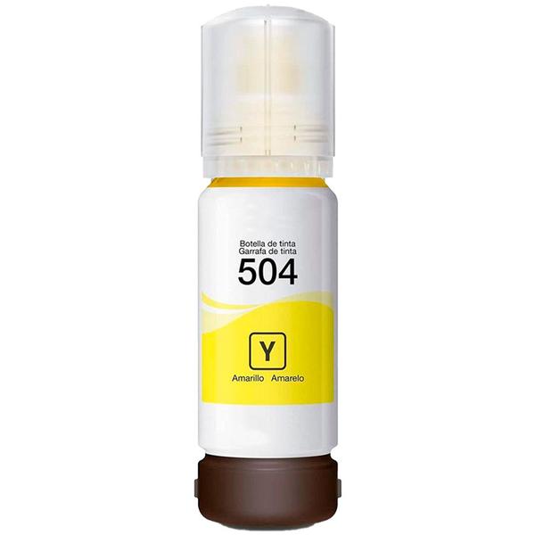 Imagem de Kit 04 Recarga de Tinta T504 504 para L6171 Amarelo