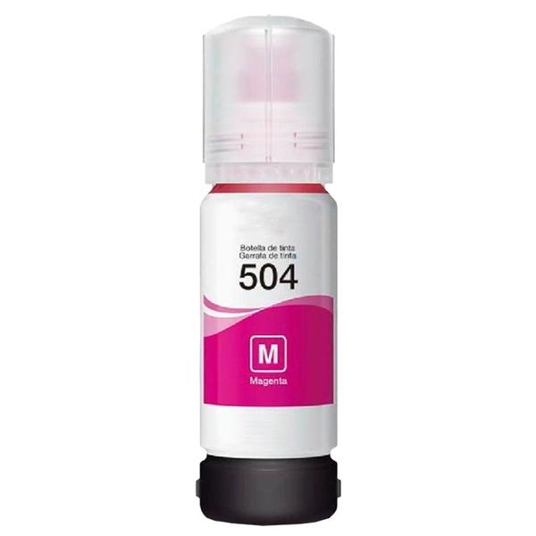 Imagem de Kit 04 Recarga de Tinta T504 504 para L6191 Magenta