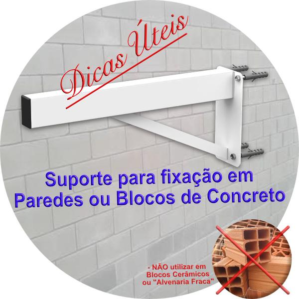 Kit 04 Suportes para Pia Cozinha Granito Parafusar Grapa Bancada Mármore 50 cm Robusto - Branco - MULTIFORMA Imagem de Kit 04 Suportes para Pia Cozinha Granito Parafusar Grapa Bancada Mármore 50 cm Robusto - Branco