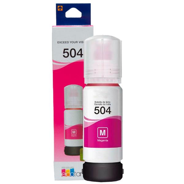 Imagem de Kit 04 tintas T504 504 para L4150 Magenta