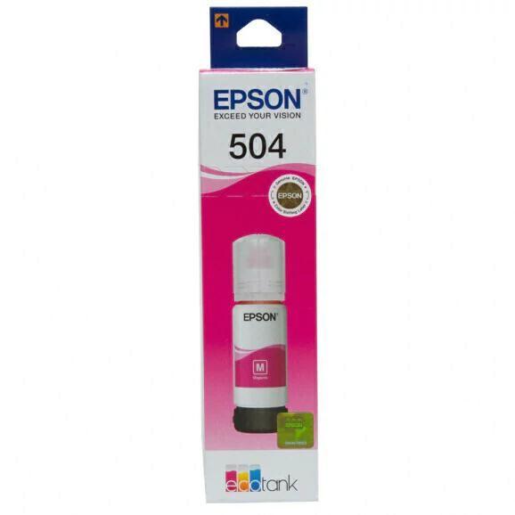 Kit 04 tintas T504 Magenta para impressora L6270 - Eps0n Imagem de Kit 04 tintas T504 Magenta para impressora L6270