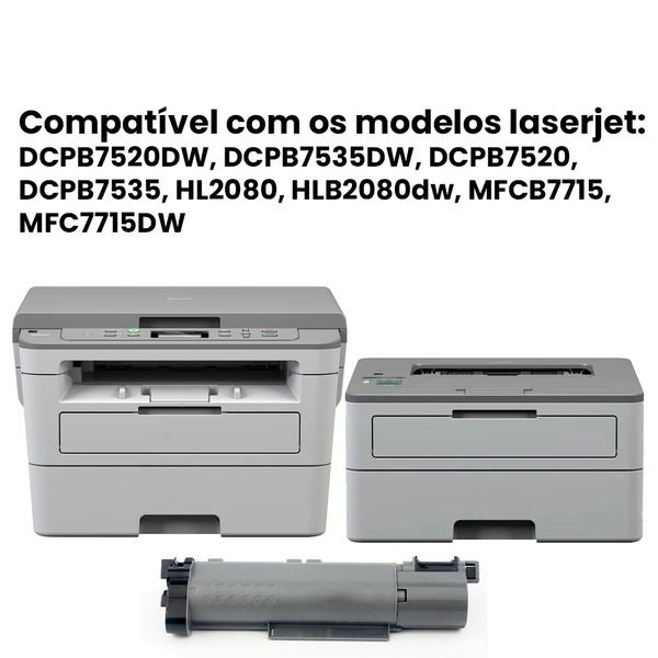 Imagem de Kit 04 Toner Compatível Para Uso Brother TN-B021 TN B021 DCPB7535