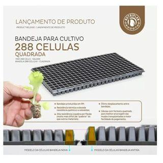 Imagem de Kit 05 Bandeja Sementeira Para Produção De Mudas 288 Células