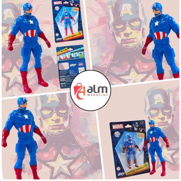 Imagem de Kit 05 Bonecos Colecionáveis Marvel Avengers Vingadores Brinquedos