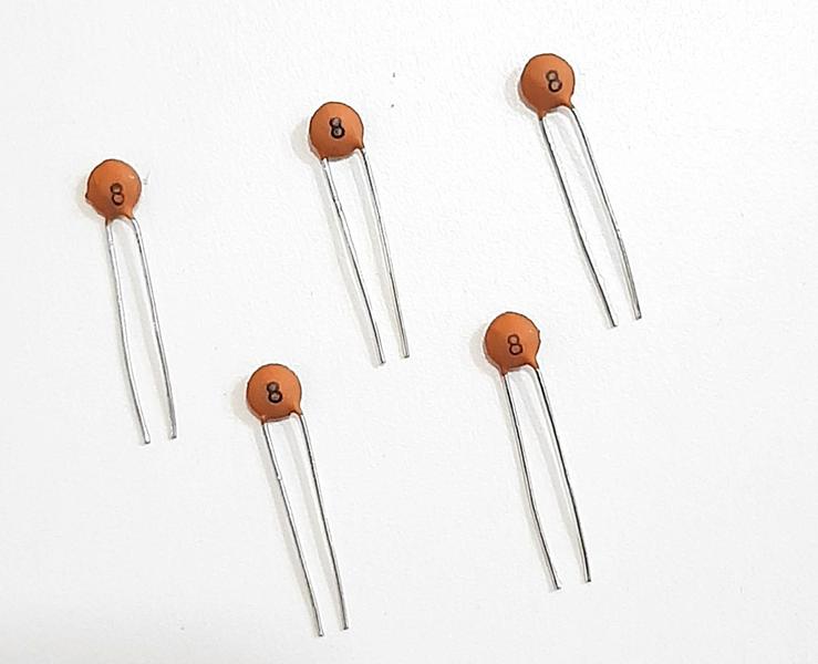 Imagem de Kit 05 Capacitor Cerâmico 8pf / 50v