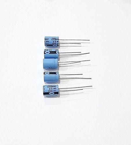 Imagem de Kit 05 Capacitor Eletrolitico 33uf 100v Marca Hitano