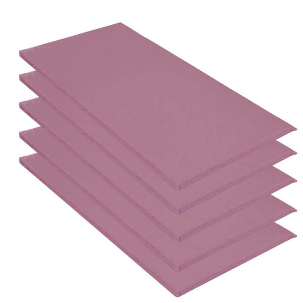 Kit 05 Colchonete Slim 95x59cm Solteiro Para Ginástica Academia Escola Suede Rosa Bebê - Ahazzo Móveis Imagem de Kit 05 Colchonete Slim 95x59cm Solteiro Para Ginástica Academia Escola Suede Rosa Bebê - Ahazzo Móveis