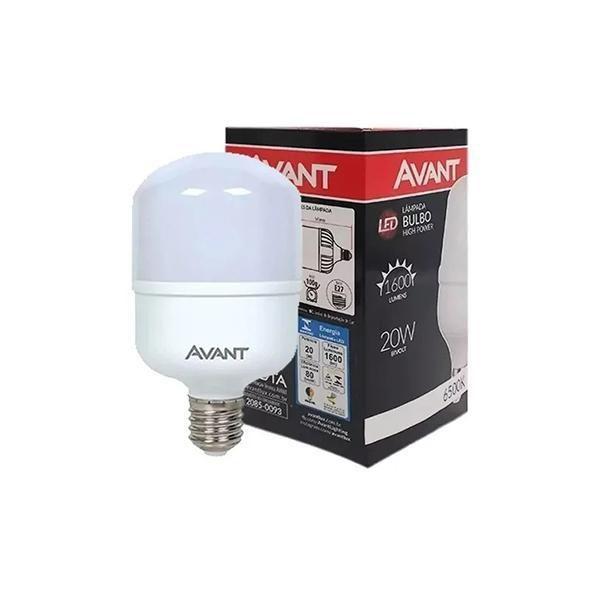 Imagem de Kit 05 Lâmpada Bulbo Led 20W Branco Frio E27 Bivolt Avant