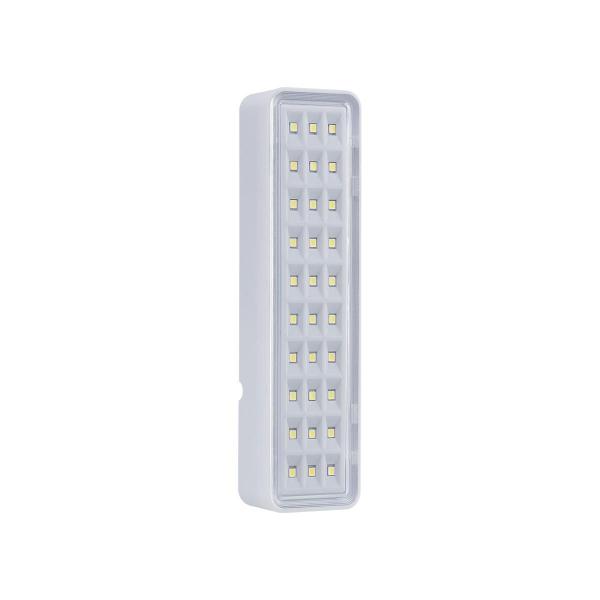 Imagem de Kit 05 Luminária Luz de Emergência LEA 30 Leds Intelbras Autônoma Recarregável bivolt