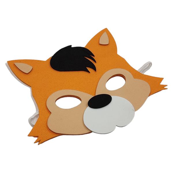 Imagem de Kit 05 Máscaras Fantasia Infantil Animal Rapozinha Floresta