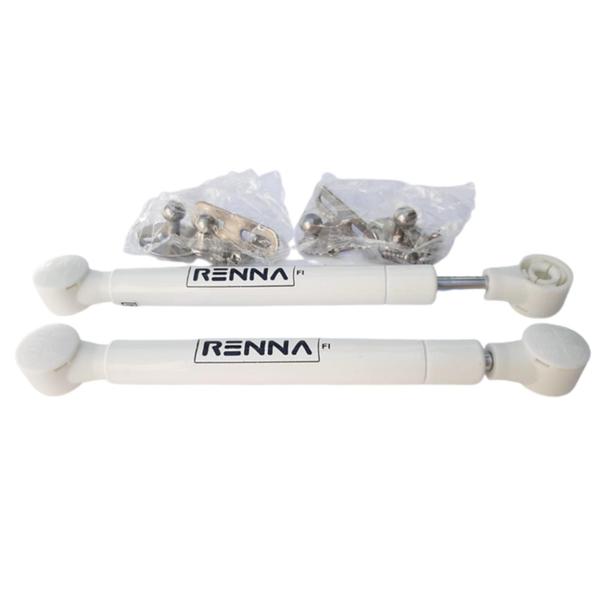 Imagem de Kit 05 Pistões á Gás Força Inversa 60n 80n 100n Branco/Cinza