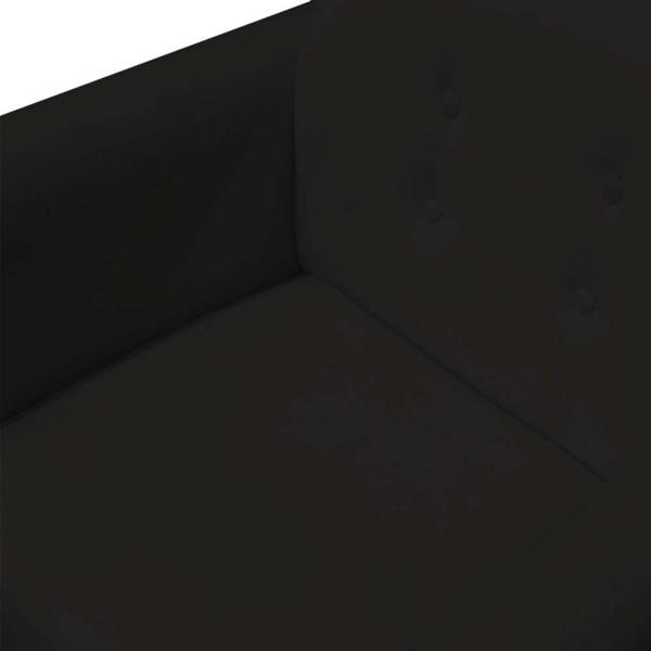 Imagem de Kit 05 Poltronas Decorativa Duda Suede Preto - D'Classe Decor