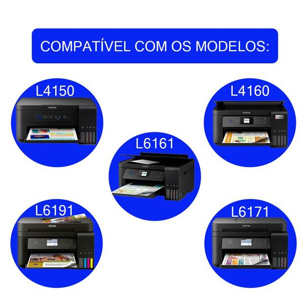 Imagem de Kit 05 tintas T504 504 para L4150 CMYK