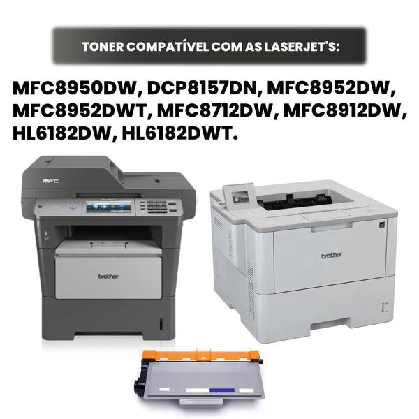 Imagem de Kit 05 Toner Tn3392 Compatível Para brother MFC-8952DWT