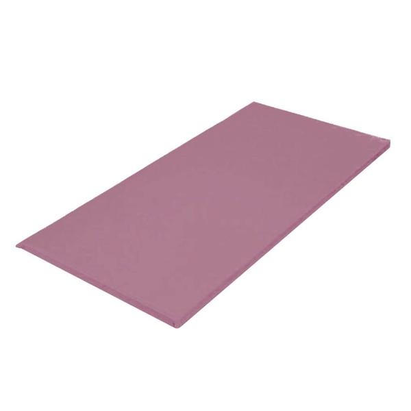 Imagem de Kit 06 Colchonete Slim 95x59cm Solteiro Para Ginástica Academia Escola Suede Rosa Bebê - Ahazzo Móveis