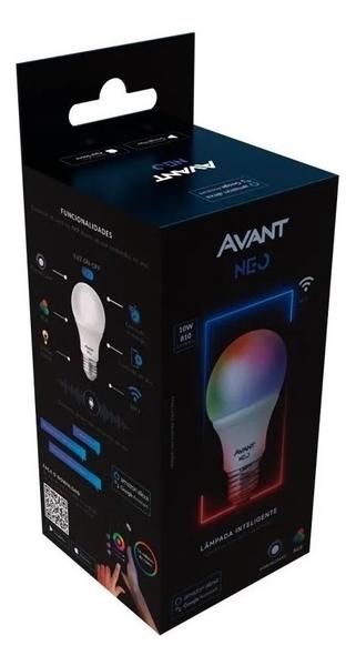 Imagem de Kit 06 Lâmpadas Inteligente Bivolt E27 10w Avant - Wifi/rgb