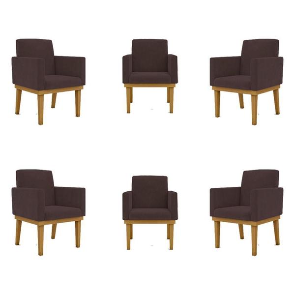 Imagem de Kit 06 Poltronas Decorativa Reforçada Oferta - Balaqui Decor