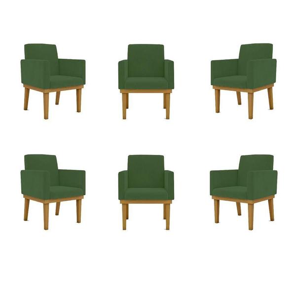 Imagem de Kit 06 Poltronas Decorativa Reforçada Oferta - Balaqui Decor