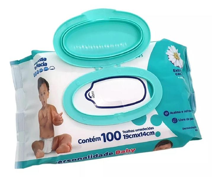 Imagem de Kit 06 Toalha Umed. Personalidade Baby Plus 100Un - Eurofral