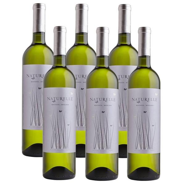 Imagem de Kit 06 Uni Vinho Casa Valduga Naturelle Branco Suave 750Ml