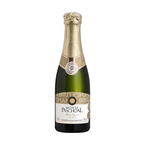 Kit 06 Unidades Mini Espumante Monte Paschoal Brut 187ml Imagem de Kit 06 Unidades Mini Espumante Monte Paschoal Brut 187ml