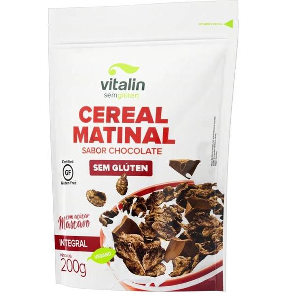 Imagem de Kit 06 X Cereal Matinal Chocolate S/Glut Integ 200G Vitalin