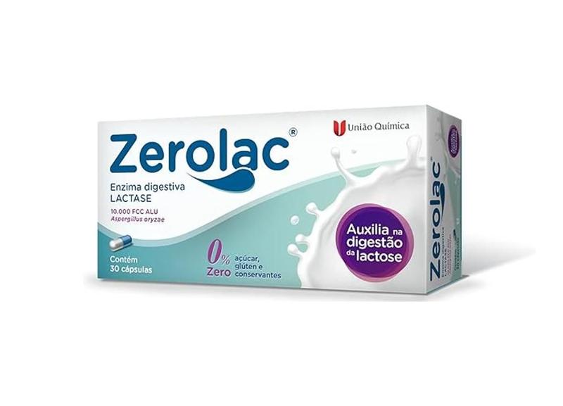 Imagem de Kit 06 Zerolac Enzima Lactase 30Cps  - União Química