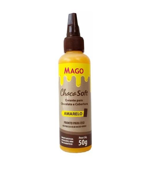 Imagem de Kit 08 Corantes Alimentício Choco Soft Mago 50g Confeitaria