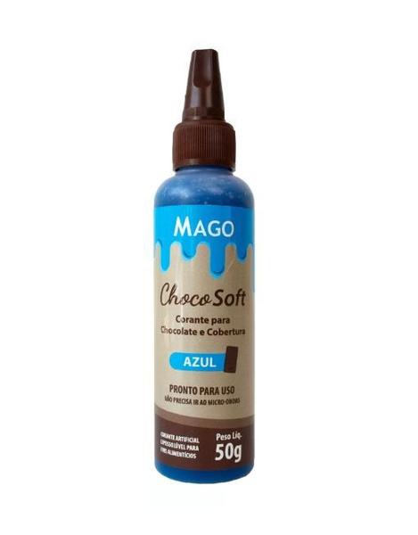 Imagem de Kit 08 Corantes Alimentício Choco Soft Mago 50g Confeitaria