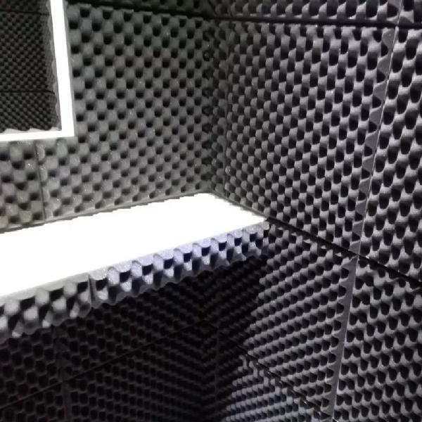 Imagem de Kit 08 Espuma Acústica Modelo Ondulado - Redutor Sonoro