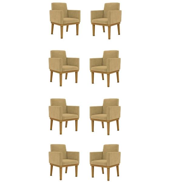 Imagem de Kit 08 Poltronas Decorativa Reforçada Oferta - Balaqui Decor