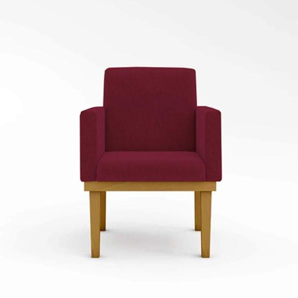 Imagem de Kit 08 Poltronas Decorativa Reforçada Oferta - Balaqui Decor Marsala