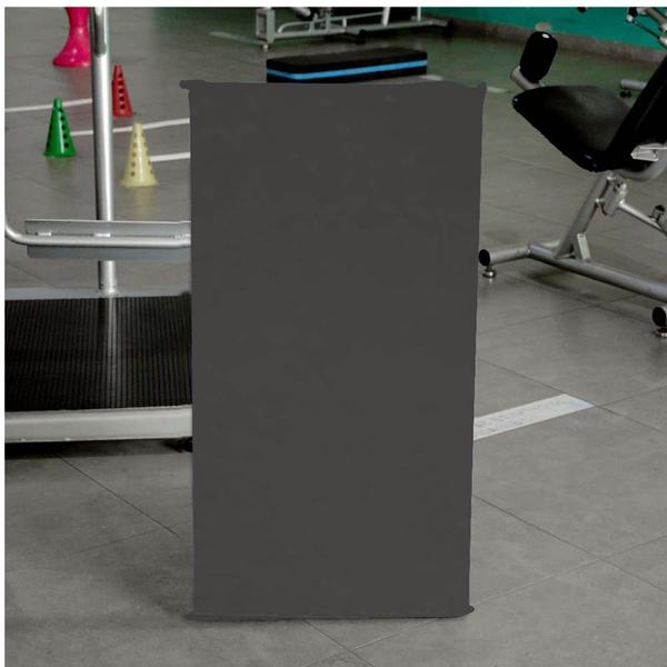 Kit 09 Colchonete Slim 95x59cm Solteiro Para Ginástica Academia Escola material sintético Chumbo - Ahazzo Móveis Imagem de Kit 09 Colchonete Slim 95x59cm Solteiro Para Ginástica Academia Escola material sintético Chumbo - Ahazzo Móveis