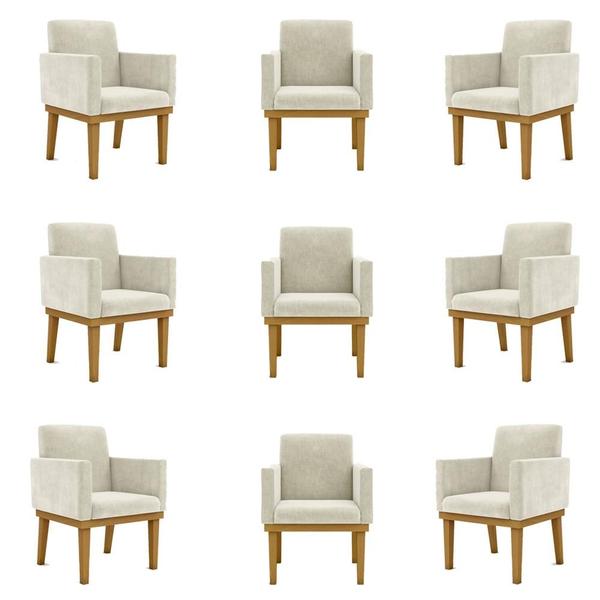 Imagem de Kit 09 Poltronas Decorativa Reforçada Oferta - Balaqui Decor