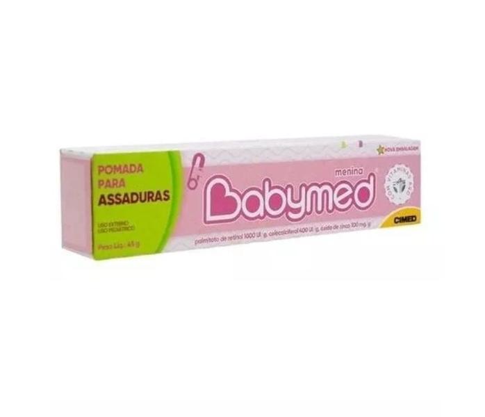 Imagem de Kit 09 Pomada Para Assaduras Babymed Menina 45g - Cimed