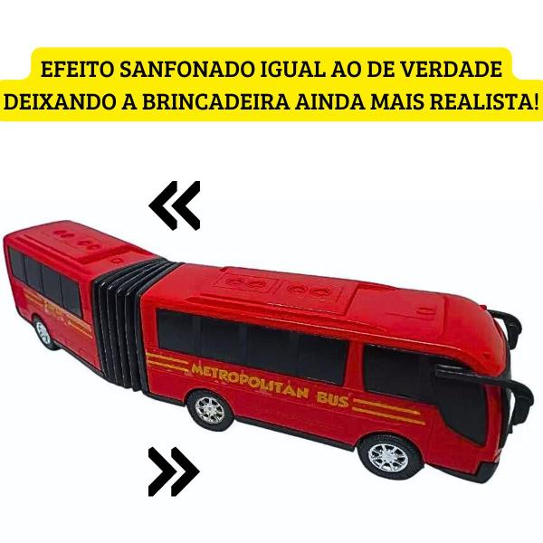 Imagem de Kit 1 Avião Helicóptero Push Plane 1 Ônibus Sanfonado Brinquedo Criança Infantil Divertido