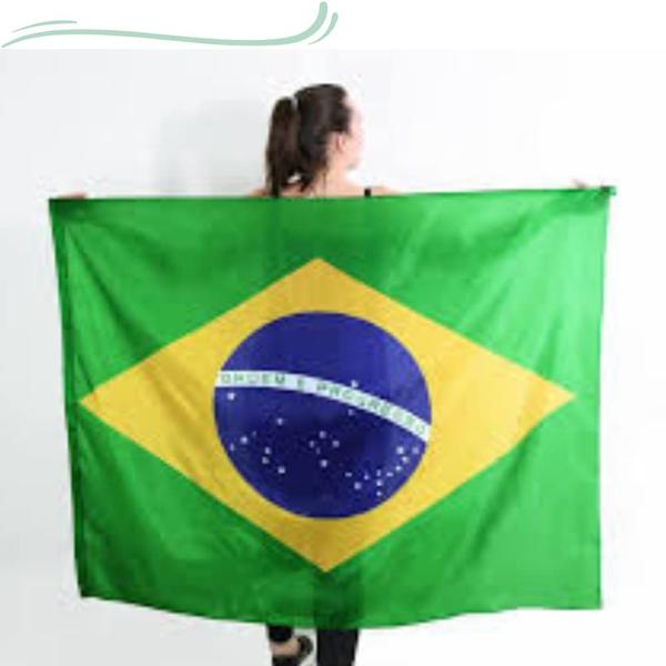 Imagem de KIT - 1 Bandeira do BRASIL + 1 Bandeira GAY