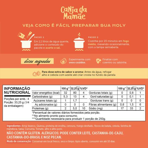 Kit 1 Canja da Mamãe e 1 Creme Verde - Sem Glúten - HolySoup - Holy Soup Imagem de Kit 1 Canja da Mamãe e 1 Creme Verde - Sem Glúten - HolySoup