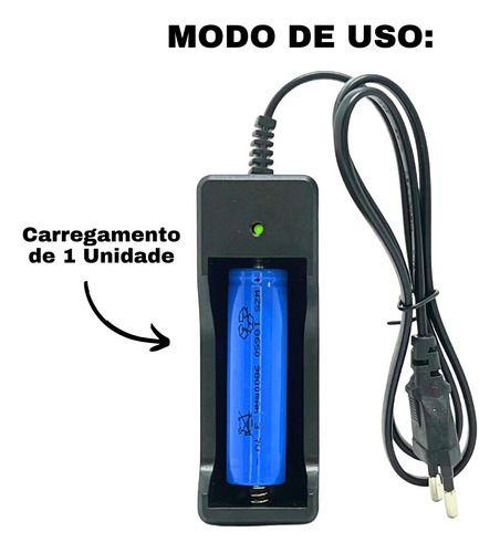 Imagem de Kit 1 Carregador + 1 Bateria  26650 16800mah 4,2v Li-ion