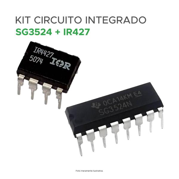 Imagem de Kit 1 Ci Sg3524 / 1 Ci Ir4427 Kit Fonte Usina E Jfa