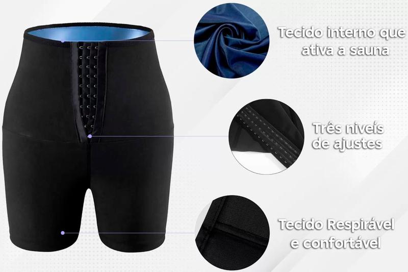 Imagem de Kit 1 Colchonete de Academia + Bermuda Modeladora Efeito Sauna + 5 Faixas Elásticas para Exercícios