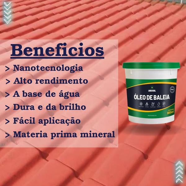 Imagem de Kit 1 Impermeabilizante Injetec + 1 Oleo De Baleia 900ml