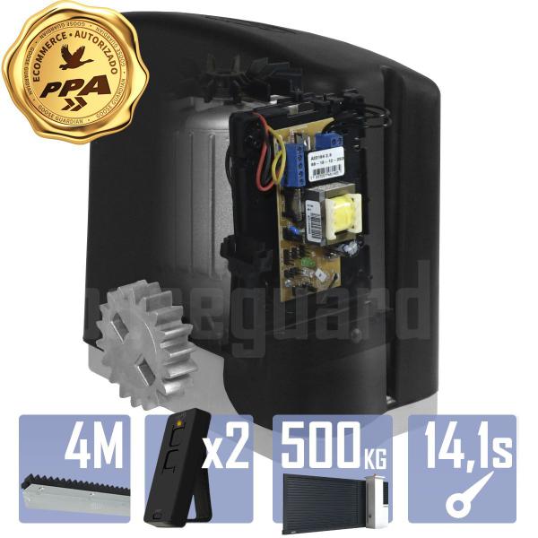 Imagem de Kit 1 Motor PPA 1/3CV Dz Rio 4m Crem 2 Control Portão 500Kg