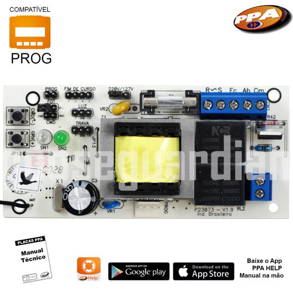 Kit 1 Motor PPA 1/4CV Dz Rio 6m Crem 2 Control Portão 400Kg Imagem de Kit 1 Motor PPA 1/4CV Dz Rio 6m Crem 2 Control Portão 400Kg