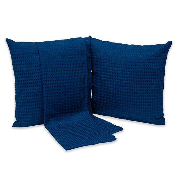 Kit 1 Peseira CASAL + 2 Capas de Almofadas 40cm x 40cm Piquet Favinho - Dryka Enxovais Imagem de Kit 1 Peseira CASAL + 2 Capas de Almofadas 40cm x 40cm Piquet Favinho