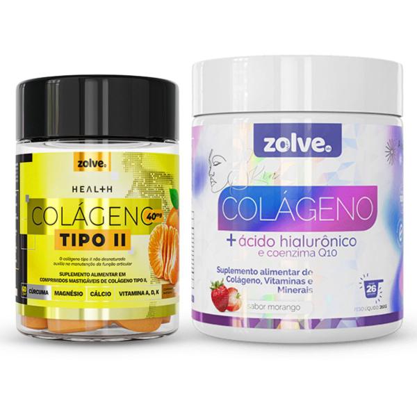 Imagem de Kit 1 Pote, Skin Colágeno Verisol Morango + Colágeno Tipo Ii